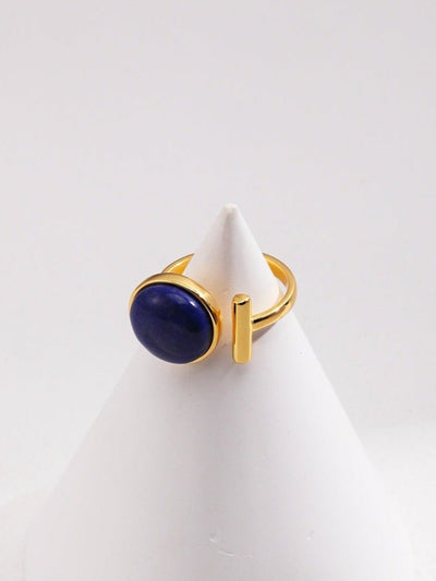 Blisseu Authentic Lapis Lazuli Ring