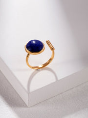 Blisseu Authentic Lapis Lazuli Ring