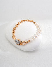 Blisseu Zircon Pearl Bracelet